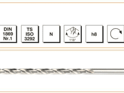 MTE HSS DIN 1869 -1 Silindirik Saplı Çok Uzun Matkap Ucu N Tipi