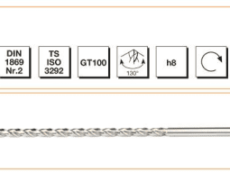 MTE HSS-E DIN 1869 -2 Silindirik Saplı Matkap Ucu - GT 100 Tipi