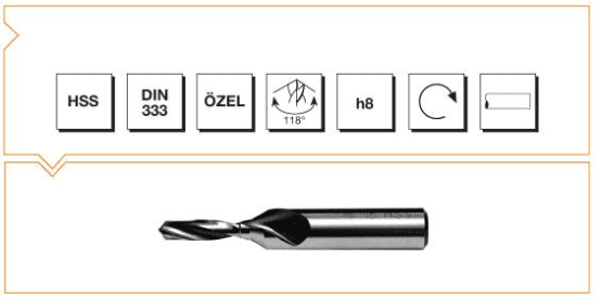 MTE HSS MTE Normu Kademeli Matkap Ucu