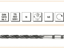 MTE HSS DIN 1870-1 Mors Konik Saplı Çok Uzun Matkap Ucu