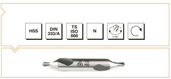 MTE HSS DIN 333 - A Punta Matkabı - FORM A