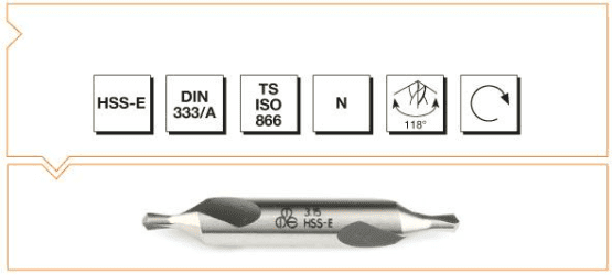 MTE HSS-E DIN 333 - A Punta Matkabı - FORM A