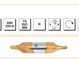 MTE HSS-E DIN 333 - A Punta Matkabı - FORM A - TIN KAPLAMALI