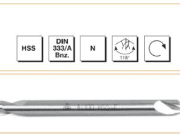 MTE HSS DIN 333-A Bnz. Punta Matkabı - UZUN