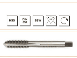 MTE HSS MTE Normu Whitworth Normal Vidalı Kılavuz - Son