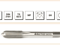 MTE HSS DIN 2181 Metrik İnce Vidalı Kılavuz - Son