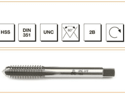 MTE HSS MTE Normu USA Normal Vidalı Kılavuz - UNC - Son