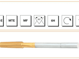 MTE HSS - E MTE Normu Yeni Nesil Somun Kılavuzu Metrik İnce Vidalı