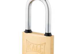 Kale Çelik Uzun Kanca Asma Kilit - Sarı - 60mm