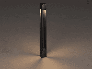 MV-1019 Alüminyum Bahçe Yürüyüş Yolu Aydınlatma Bollard 100CM