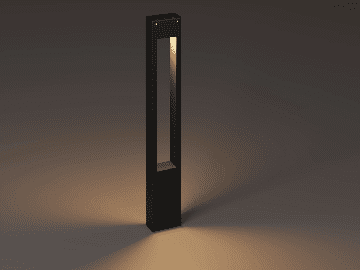 MV-1028 Alüminyum Peyzaj Bahçe Aydınlatma Bollard 80CM