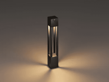 MV-1017 Alüminyum Bahçe Yürüyüş Yolu Aydınlatma Bollard 60CM