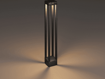 MV-1029 Alüminyum Anıt Model Bahçe Yürüyüş Yolu Bollard Aydınlatma