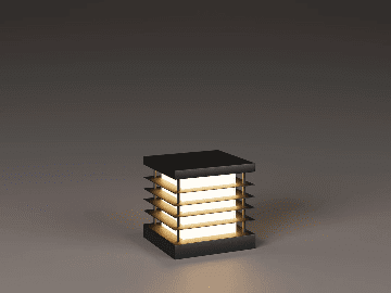 MV-1043 Serisi Izgaralı Alüminyum Set Üstü Aydınlatma 30x30x30 CM