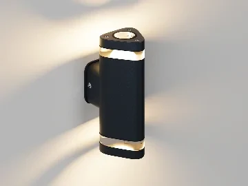 MV-1049 Alüminyum Su Geçirmez Paslanmaz Modern Cam Detaylı Duvar Apliği