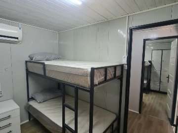 3 X 7 2 Oda Wc Duş Yatakhane Tefrişatlı Konteyner, (2)