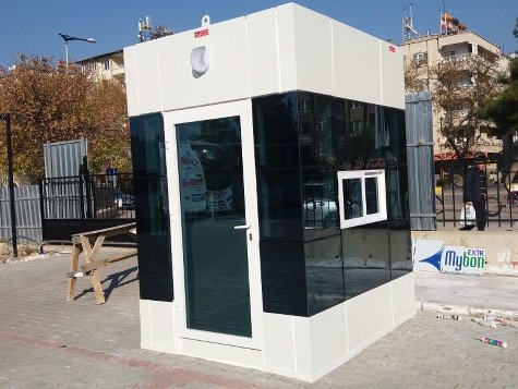 Silikon Cepheli Kompozit Kaplamalı Güvenlik Kulübesi (8)