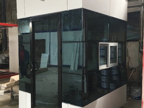 Silikon Cepheli Kompozit Kaplamalı Güvenlik Kulübesi (1)