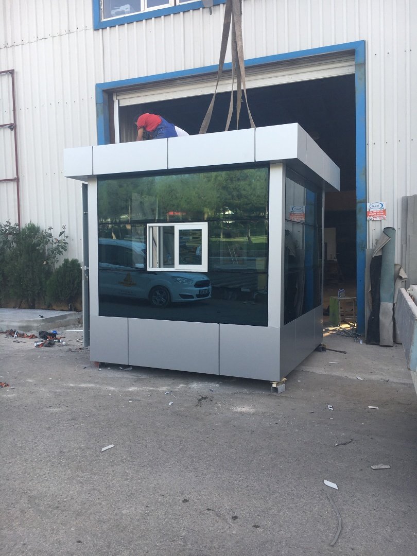 Silikon Cepheli Kompozit Kaplamalı Güvenlik Kulübesi (3)