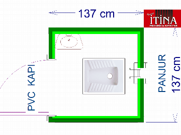 Tekli̇ Wc 137 X 137