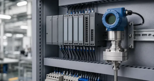 Endüstriyel otomasyon sistemi bileşenleri: sensör, PLC ve SCADA