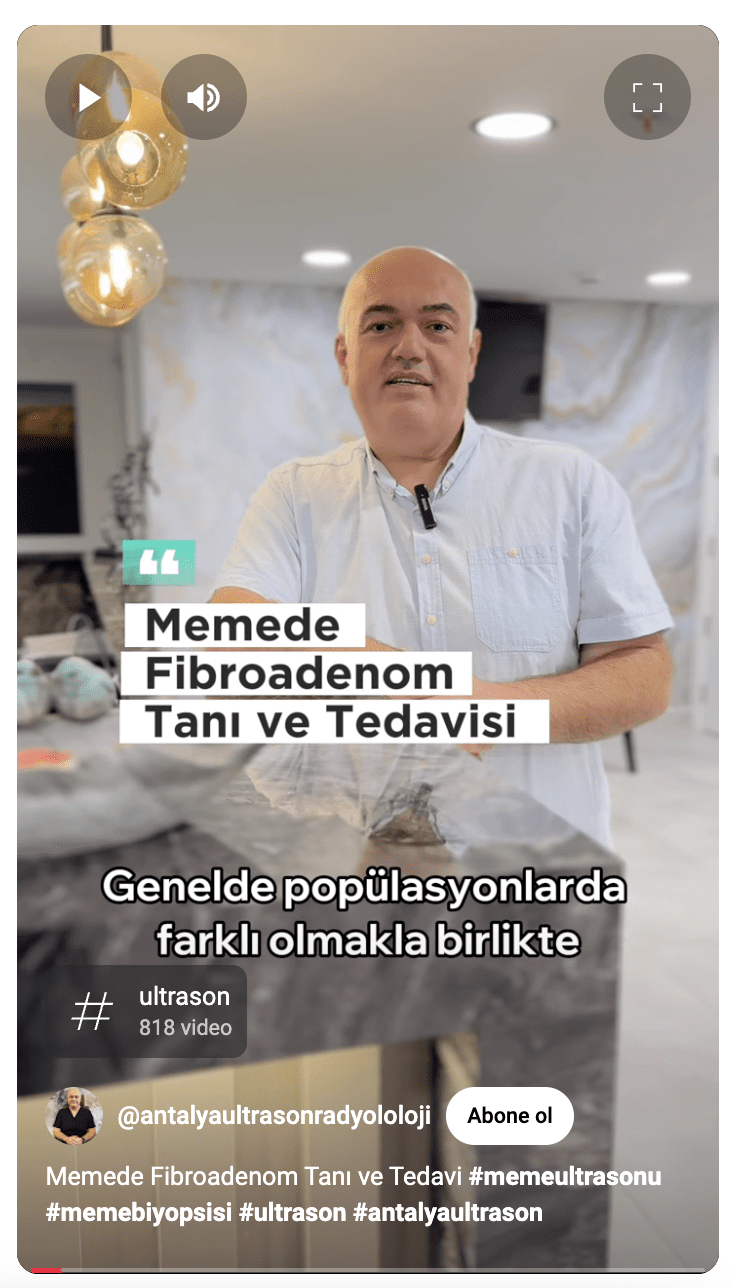 RADYOFREKANSLA FİBROADENOM TEDAVİSİ