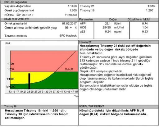 ÜÇLÜ TARAMA TESTİ