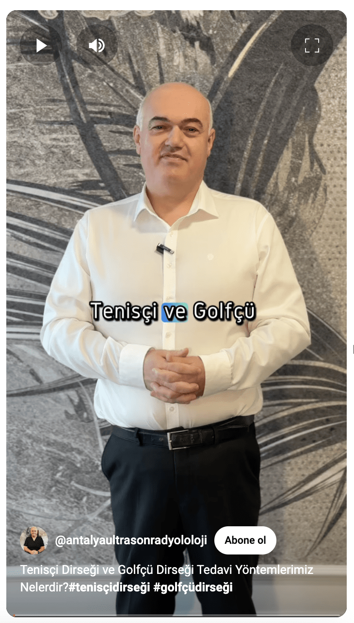 Tenisci gölfçü dirseği 