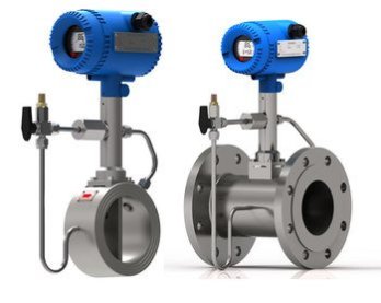Vortex Flowmeter with Temperature and Pressure Compensation