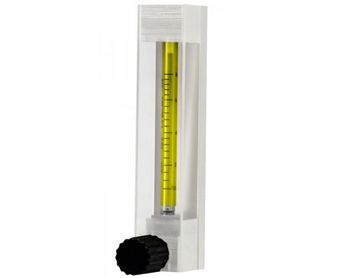 Glass Tube Flowmeter with Adjustment Valve
