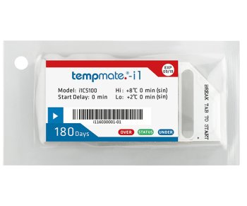 Tempmate Single Use Temperature Indicator Datalogger i1