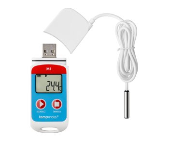 Wiederverwendbarer Temperatur Datenlogger M1 für GDP-konforme Kühlketten
