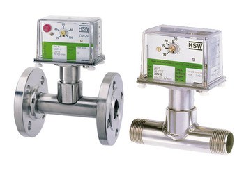 Strömungswächter mit Analoganzeige | HSW DW-N Durchflussüberwachung