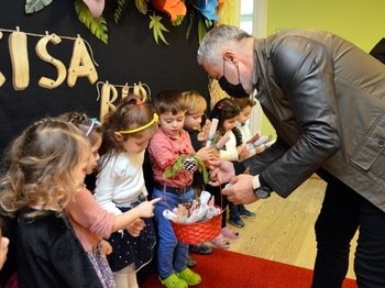 Minikler İlk Karnelerini Başkan SÖZEN’DEN Aldı