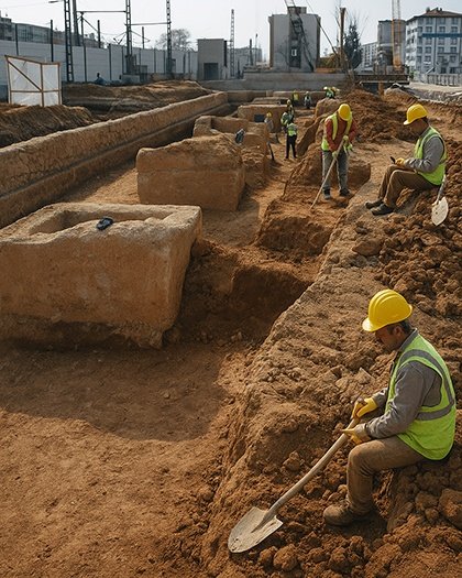 Pendik Merkez İstasyonu Arkeolojik Kazı İşleri
