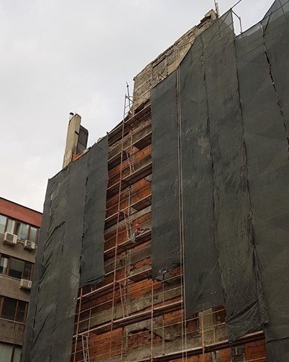 MİMAR HAN CEPHE UYGULAMA İŞİ