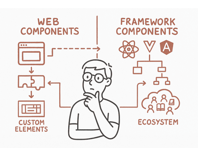Web Bileşenleri ve Çerçeve Bileşenlerinin Karşılaştırılması