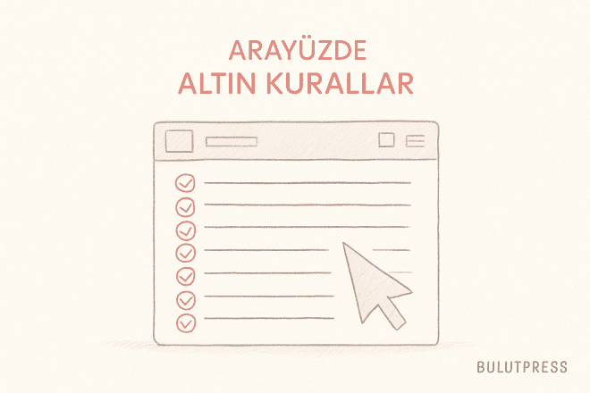 Arayüz Tasarımında Shneiderman’ın 8 Altın Kuralı