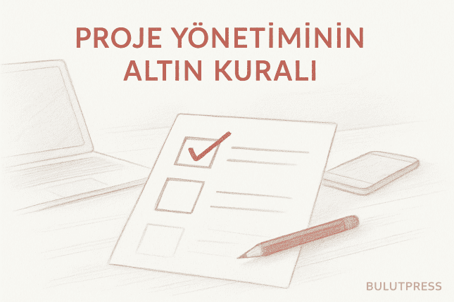 Proje Yönetiminin Altın Kuralı: Görevler Ya Tamamlanır Ya Tamamlanmaz