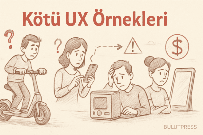 Kötü UX Örnekleri: 5 Felaket Deneyim ve Dersler
