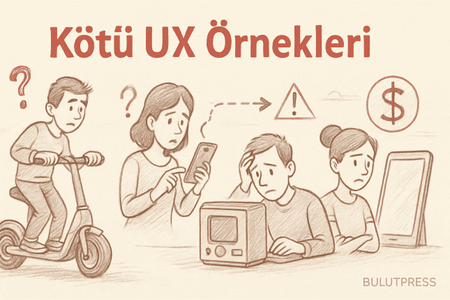 Kötü UX Örnekleri: 5 Felaket Deneyim ve Dersler