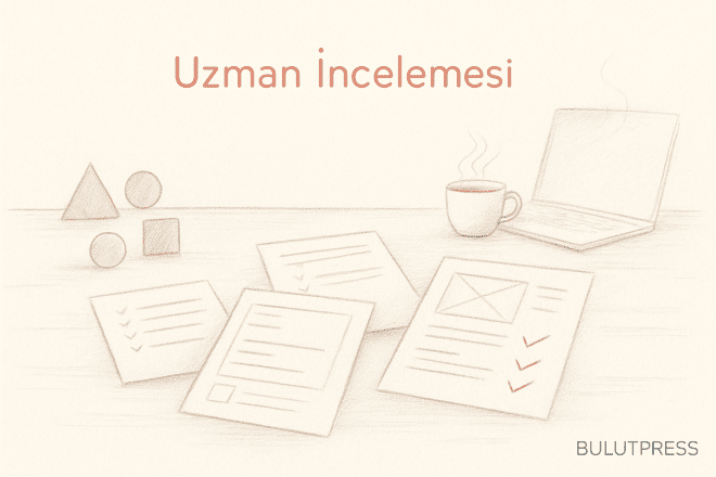 Heuristik uzman incelemesinde ekip, ortak liste ve çıktı