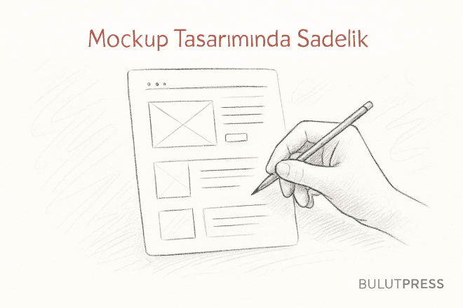 Mockup'ları Sade Tutmak: Wireframe, Tek Konsept ve Sunum