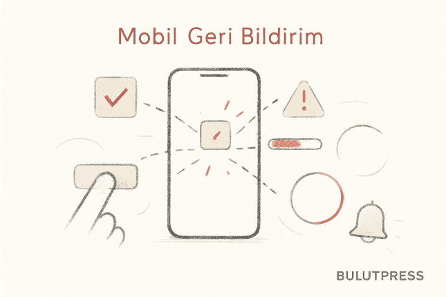 Mobil Arayüzde Geri Bildirim ve Bildirim Tasarımı