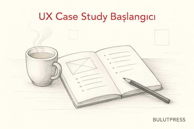 UX Case Study Girişi: Beş Cümlede Problem, Çözüm, Rol