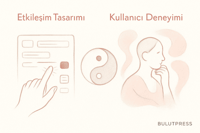 Interaction Design ile UX Design: Farkı Kararın Kapsamı Belirler