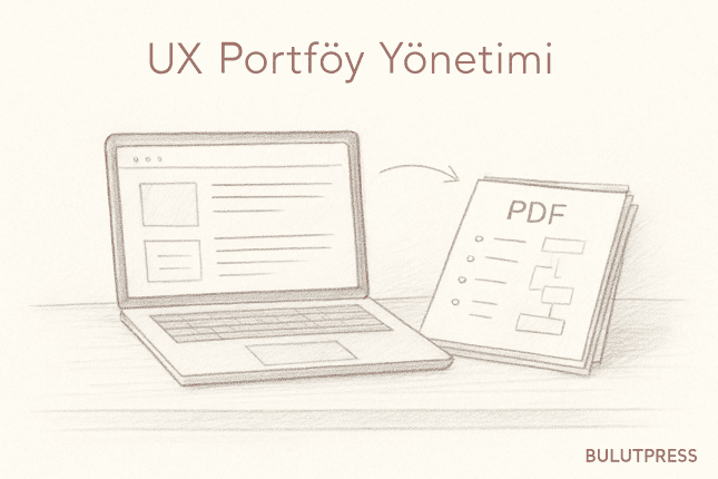 UX Portföyünde Online Site ile PDF'in Farklı İşleri
