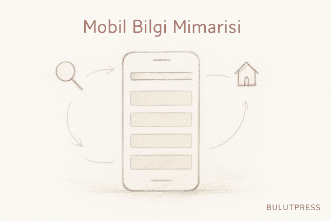 Mobil Bilgi Mimarisi: Menü Derinliği ve Dokunma Hedefleri
