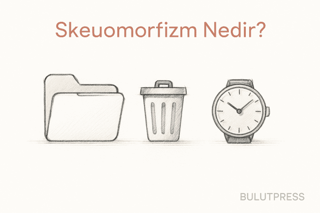 Skeuomorfizm ve Düz Tasarım: İkon Metaforlarının Raf Ömrü