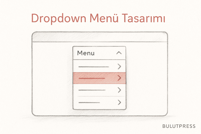Dropdown Menü Tasarımı: Hover, Gecikme ve Dokunmatik